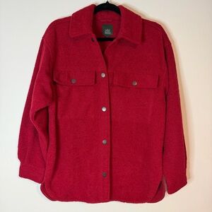 Wild Fable Red Teddy Jacket